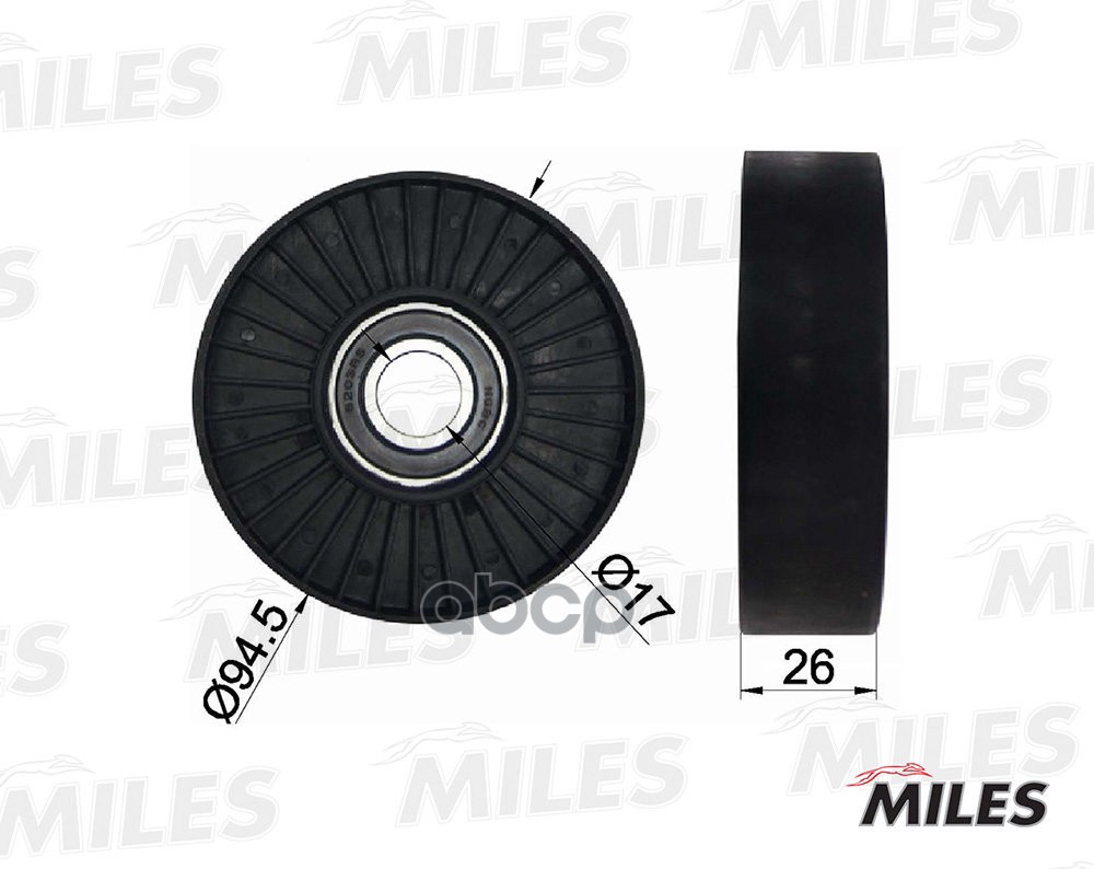 

Ролик Ремня Приводного Miles AG03025
