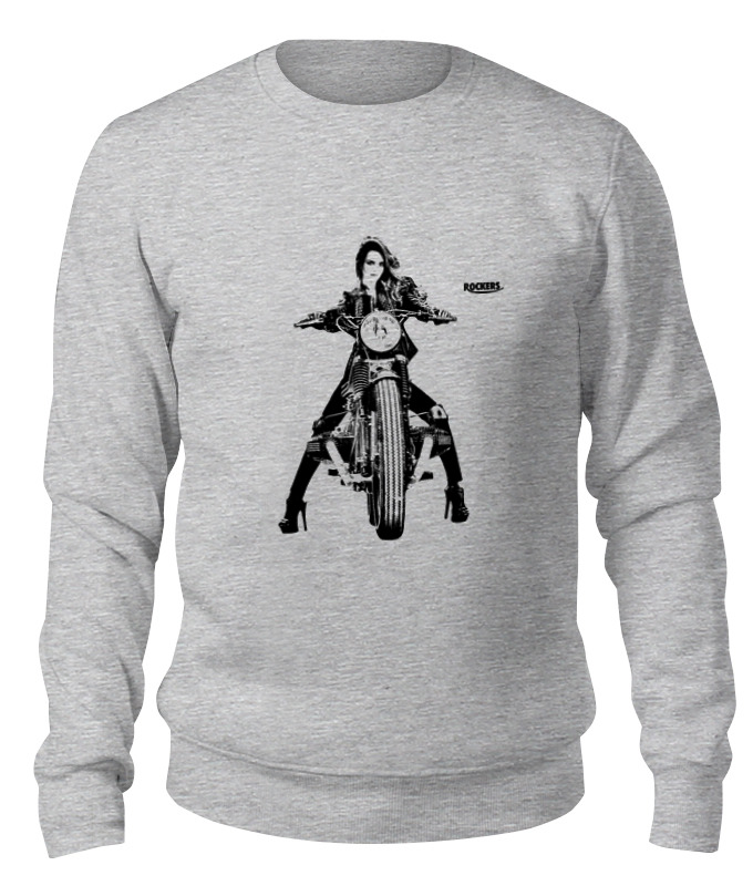 

Свитшот унисекс Printio Rockers серый M, Rockers