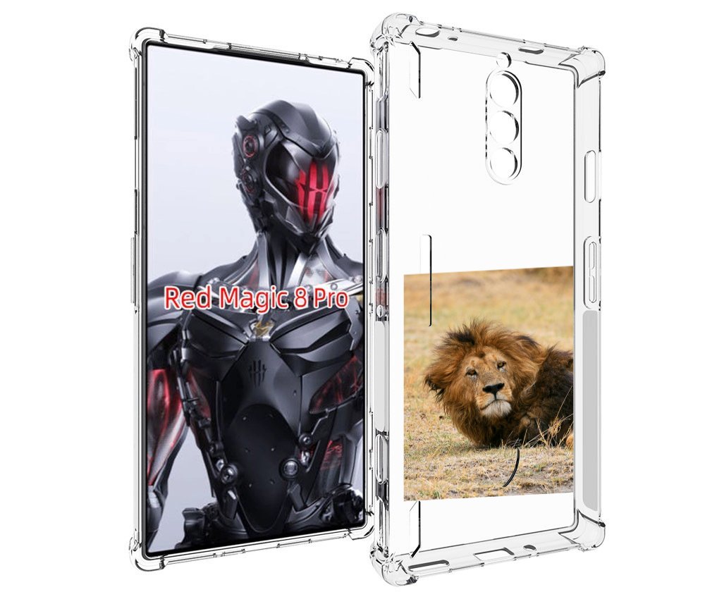 

Чехол MyPads Лев-лежит мужской для ZTE Nubia Red Magic 8 Pro / Red Magic 8 Pro Plus, Tocco