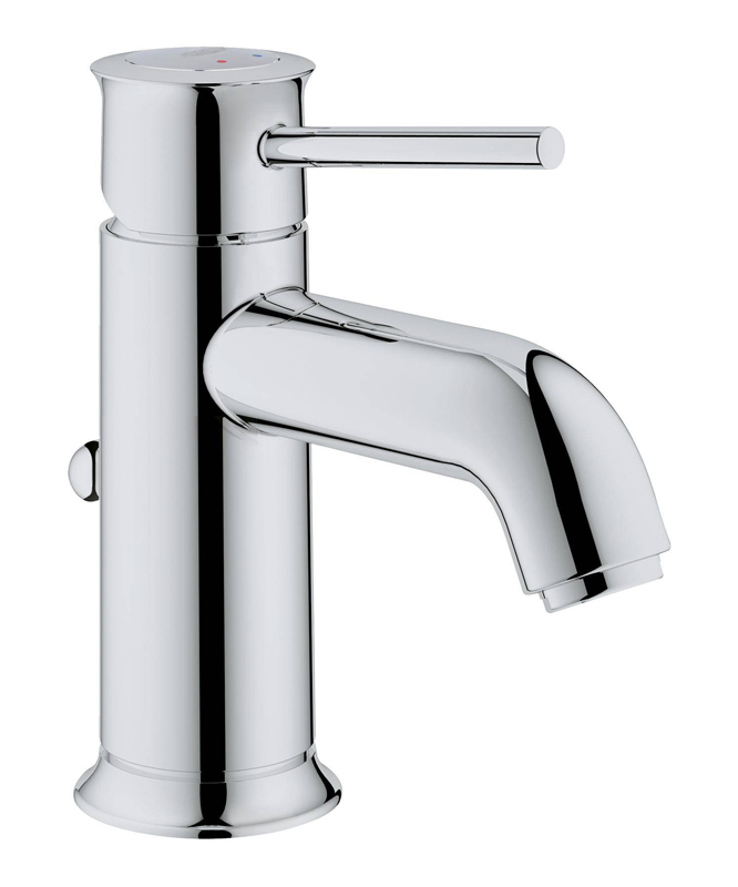 фото Смеситель для раковины со сливным гарнитуром bauclassic, хром 23161000 grohe