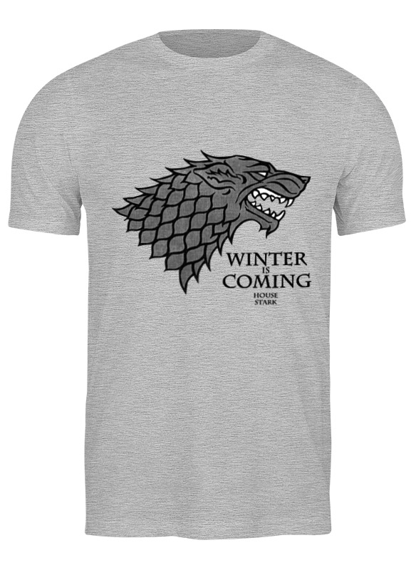 

Футболка мужская Printio Game of thrones серая S, Game of thrones