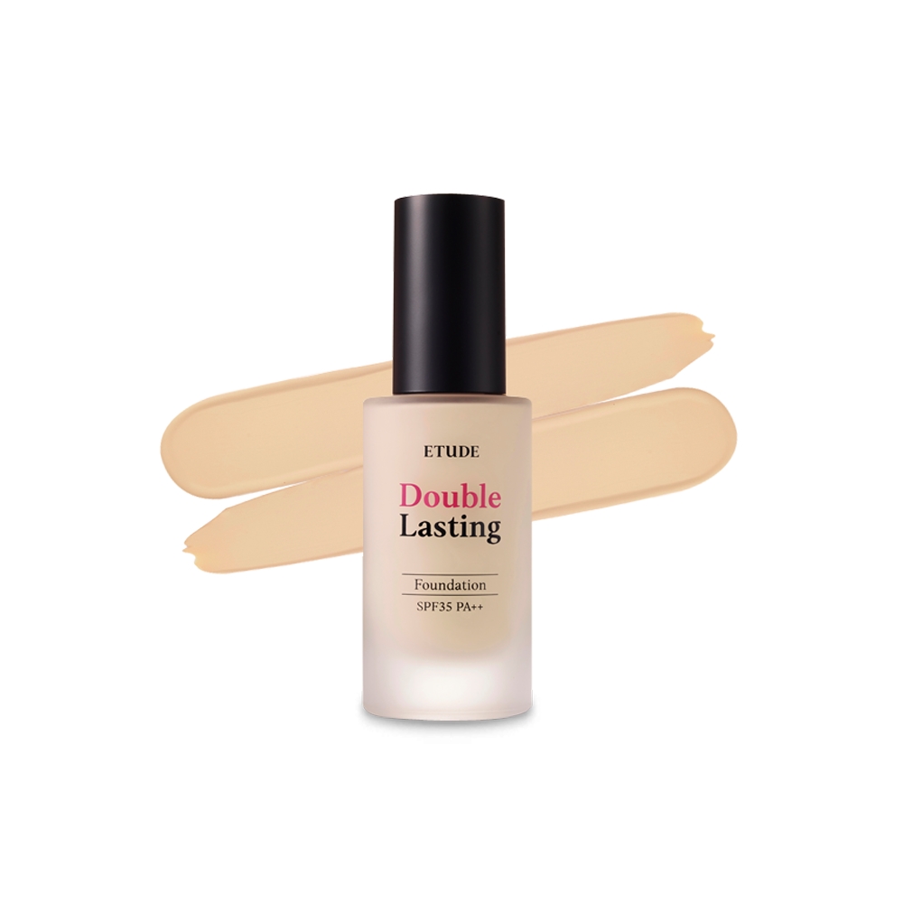 Основа тональная Etude Double Lasting Foundation SPF35 PA++ 21n1, neutral beige, 30г