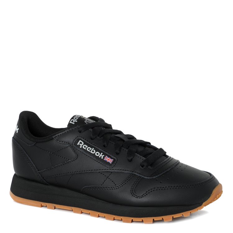 

Кроссовки женские Reebok Classic Leather черные 40 EU, Classic Leather