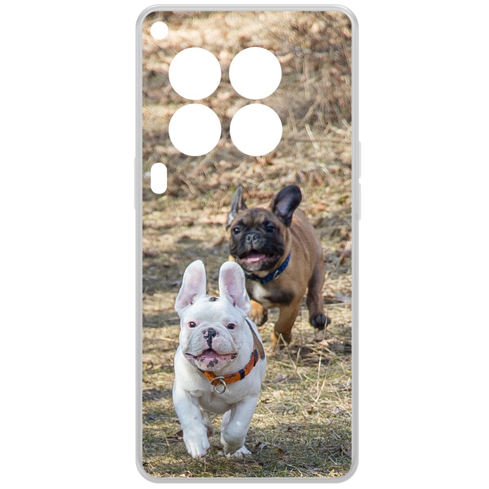 

Чехол-накладка Krutoff Clear Case Догонялки для TECNO Camon 30 Premier 5G, Прозрачный