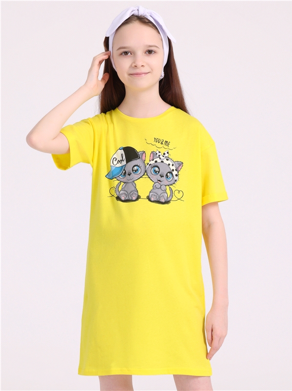 

Платье детское Апрель 250дев001Д2У, желтый6 Два котенка, 158, Желтый, п250001010У1