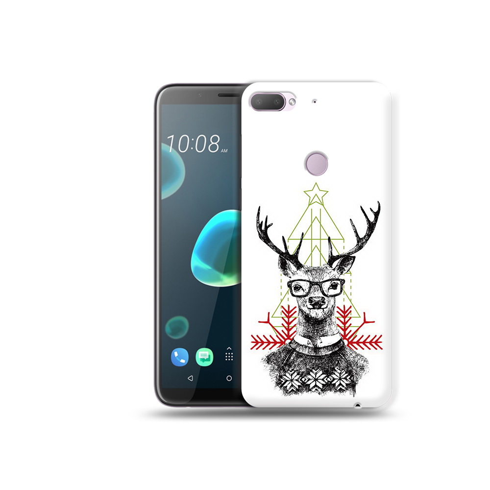 

Чехол MyPads Tocco для HTC Desire 12 Plus умный олень, Прозрачный, Tocco