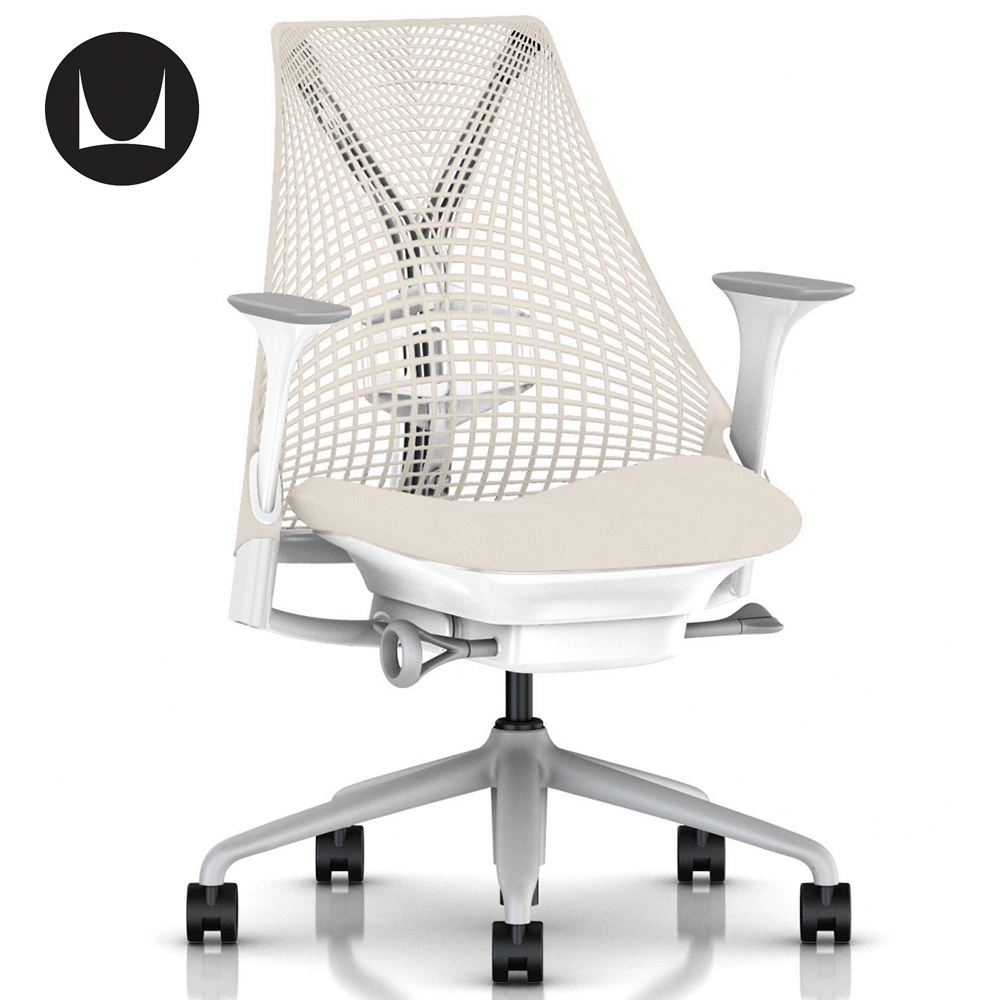 Компьютерное кресло для взрослых Herman Miller Sayl Studio White / Fog