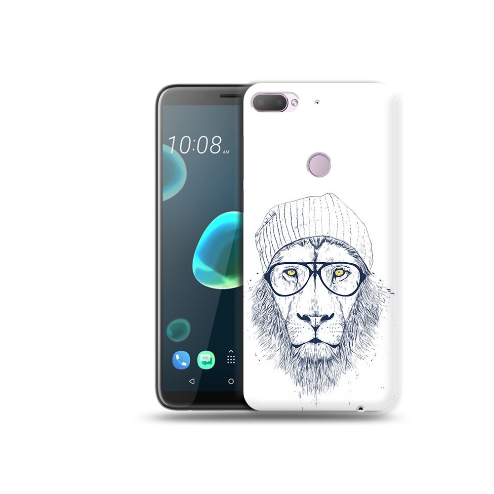 

Чехол MyPads Tocco для HTC Desire 12 Plus хиппи лев, Прозрачный, Tocco