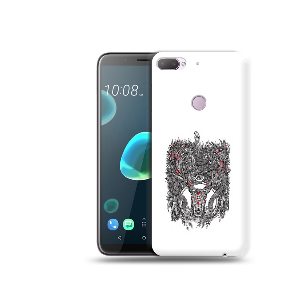 

Чехол MyPads Tocco для HTC Desire 12 Plus Дизайнерские_676, Прозрачный, Tocco