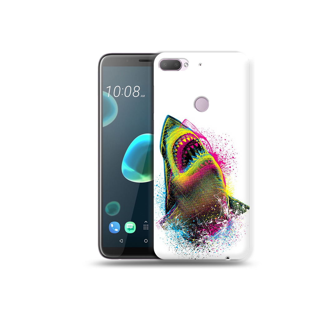 

Чехол MyPads Tocco для HTC Desire 12 Plus челюсти-2, Прозрачный, Tocco