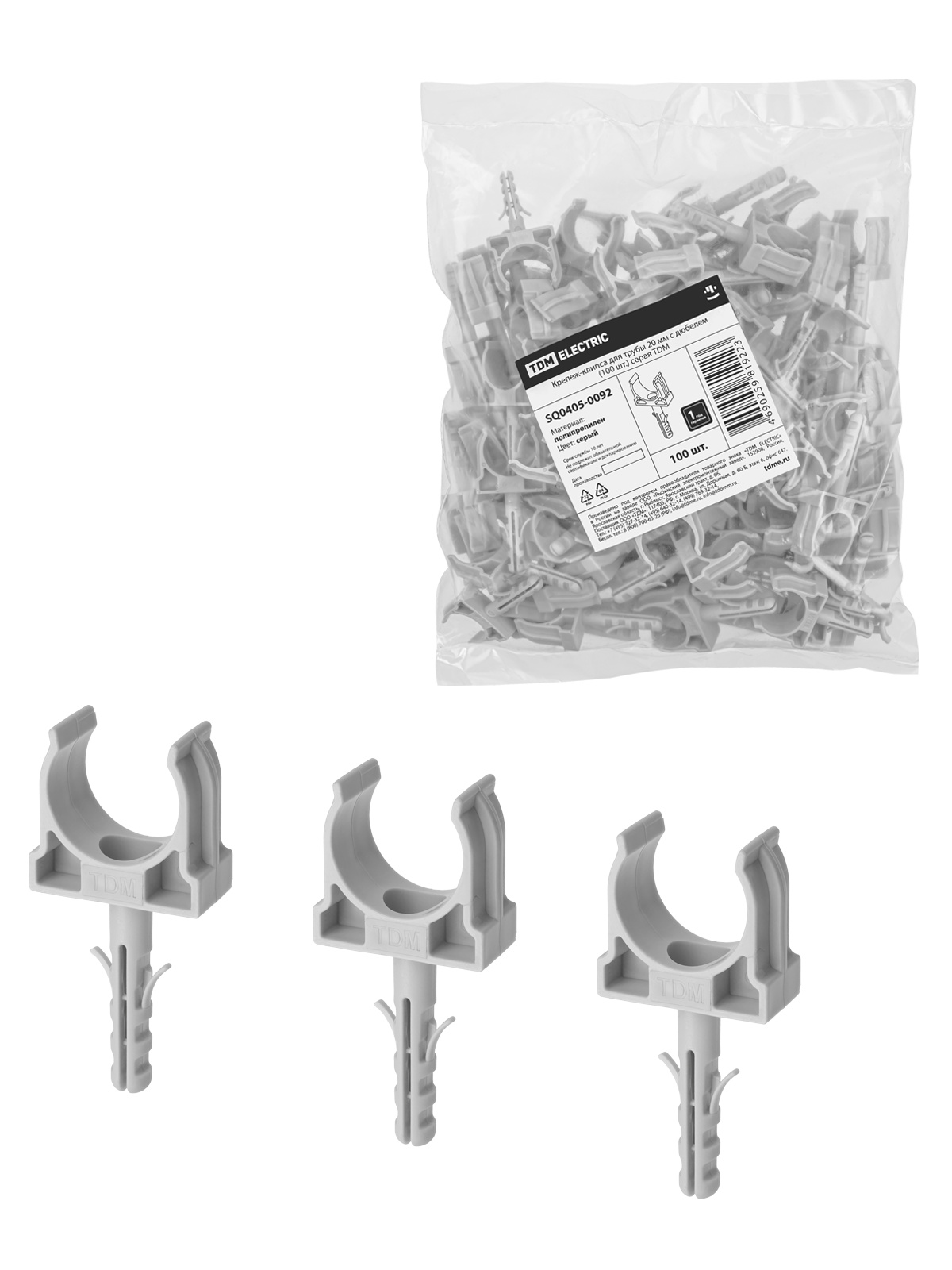 

Крепеж-клипса TDM ELECTRIC SQ0405-0092