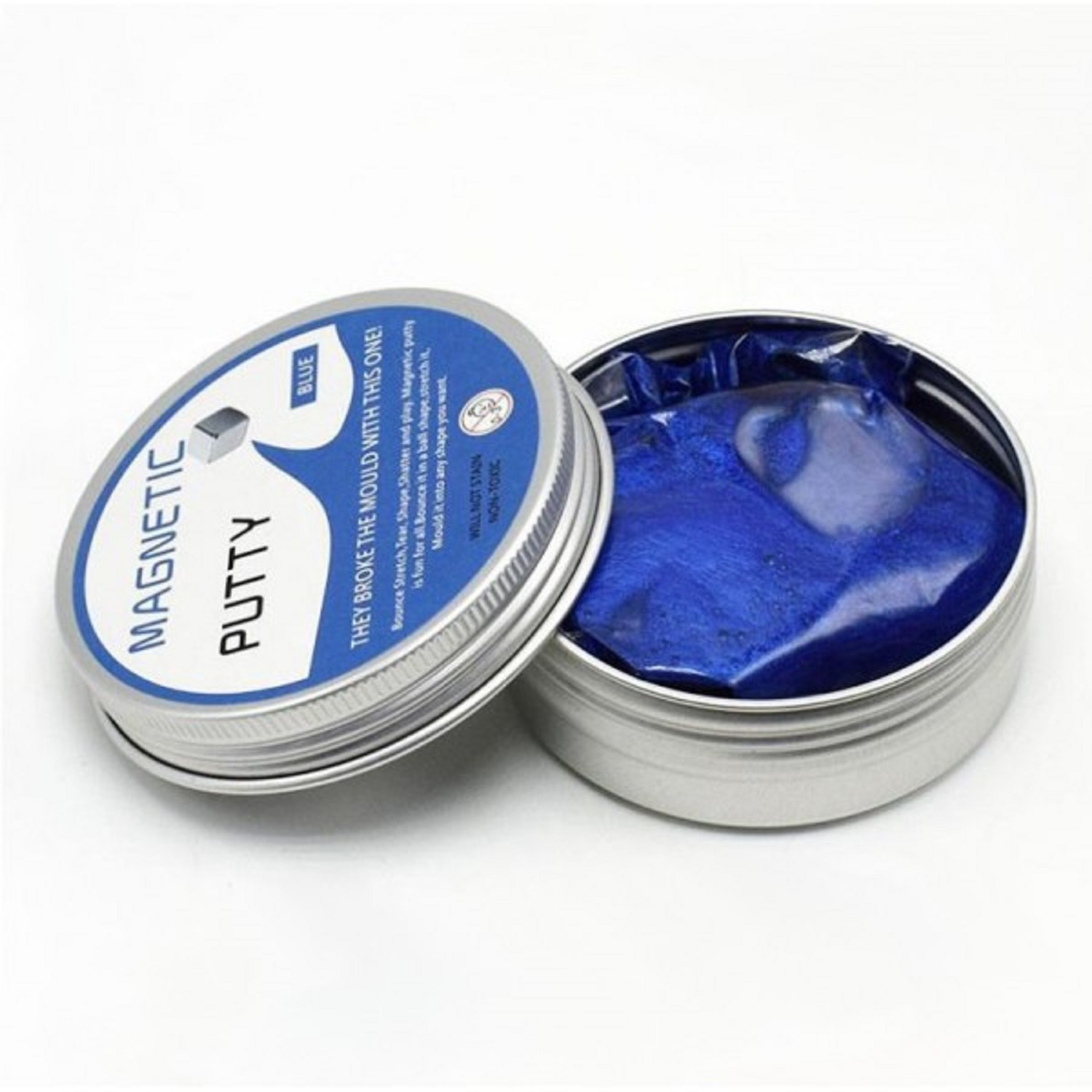 

Слайм Lemon Tree Magnetic Hand Putty серебристый