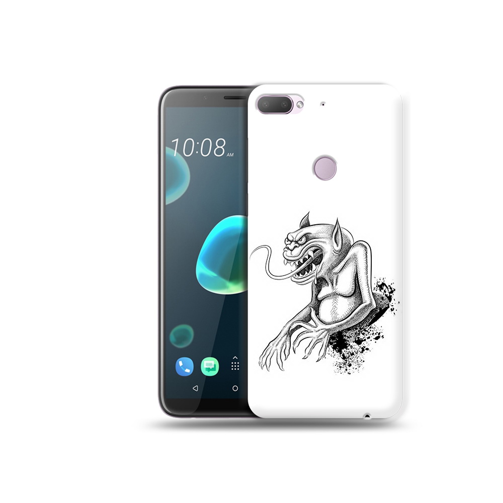 

Чехол MyPads Tocco для HTC Desire 12 Plus чорт, Прозрачный, Tocco