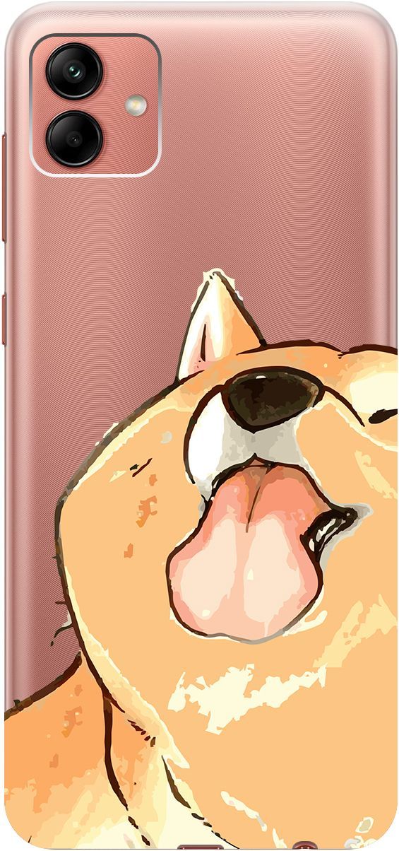 Силиконовый чехол на Samsung Galaxy A04 с 3D принтом 