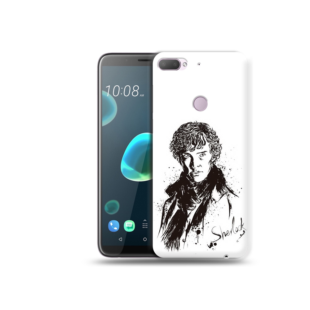 

Чехол MyPads Tocco для HTC Desire 12 Plus шерлок холмс портрет, Прозрачный, Tocco