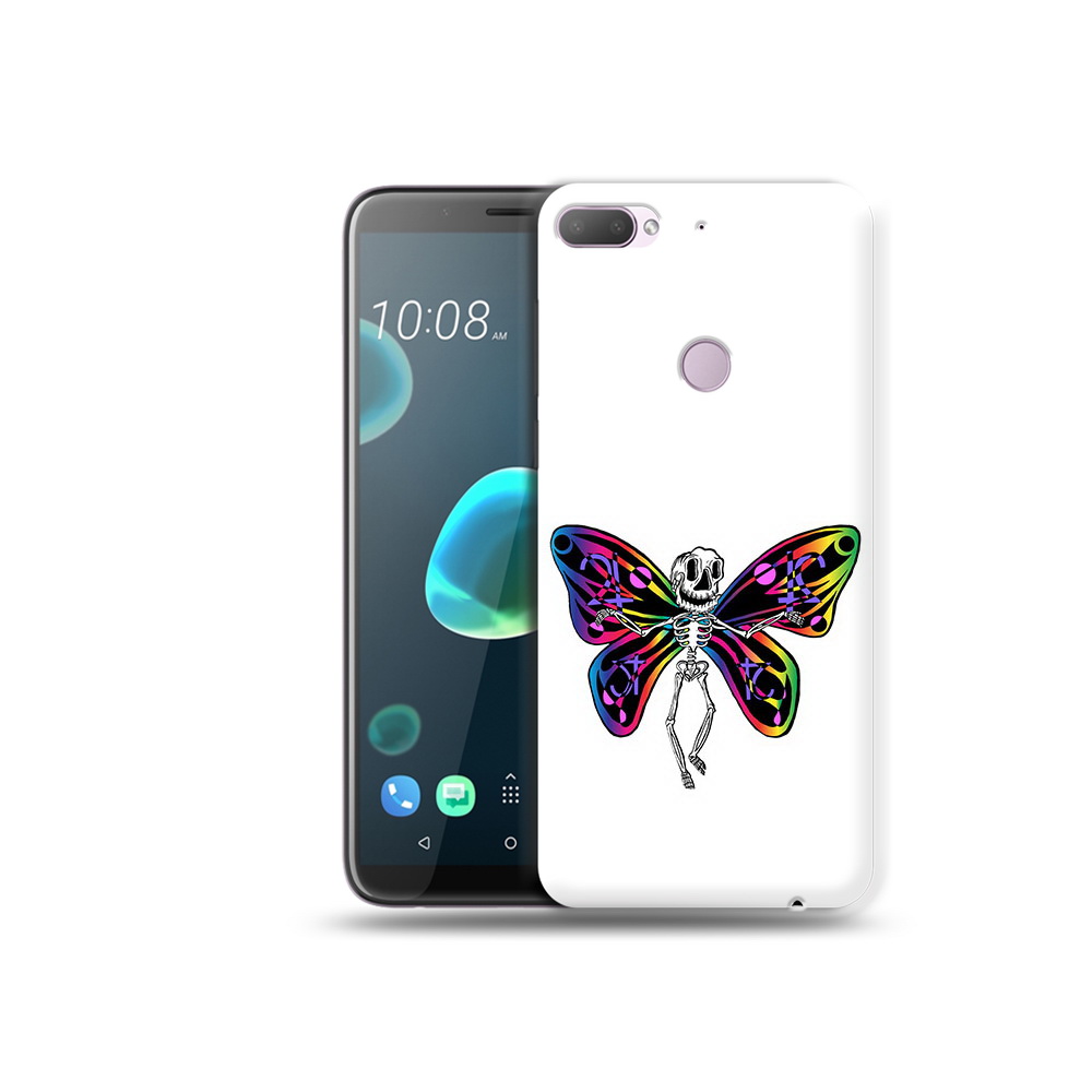 

Чехол MyPads Tocco для HTC Desire 12 Plus эффект бабочки, Прозрачный, Tocco