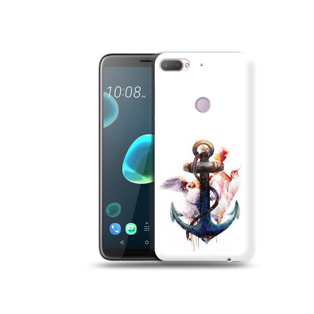 

Чехол MyPads Tocco для HTC Desire 12 Plus якорь с птицами, Прозрачный, Tocco