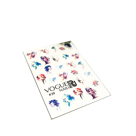 

Набор Vogue Nails Слайдер-дизайн №39, 2 шт., Разноцветный