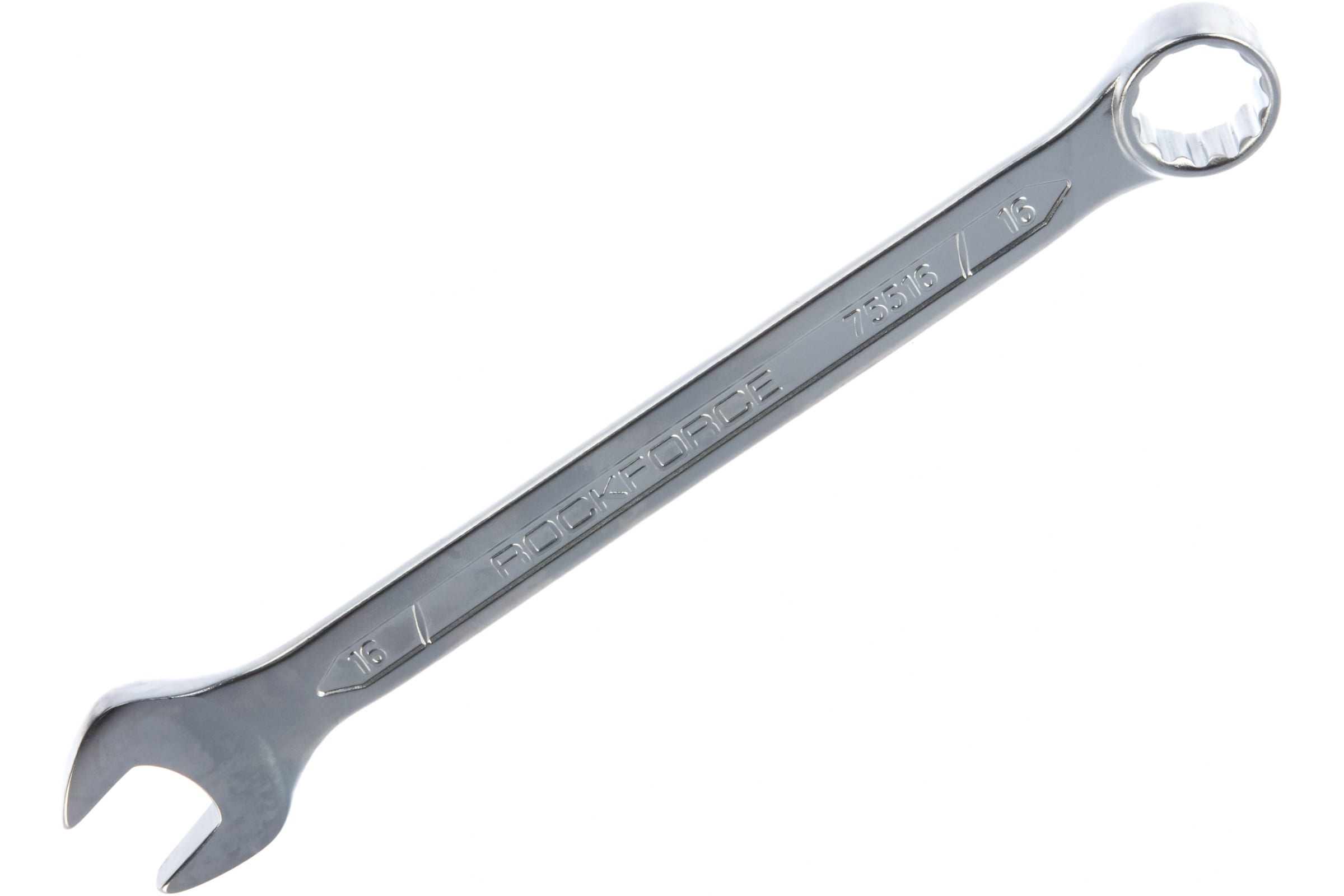 

ROCKFORCE Ключ комбинированный 12-гранный прямой 16мм RF-75516
