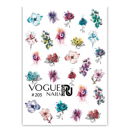 

Набор Vogue Nails Слайдер-дизайн №205, 2 шт., Разноцветный