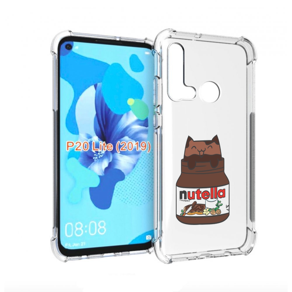 

Чехол бампер MyPads кошечка-в-нутелле для Huawei P20 Lite (2019), Прозрачный, Tocco