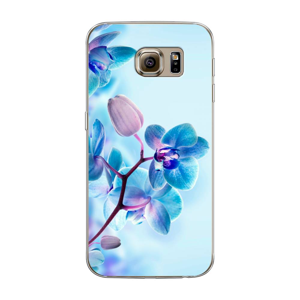 

Чехол Awog на Samsung Galaxy S6 "Голубая орхидея", Голубой;синий;фиолетовый, 24350-8