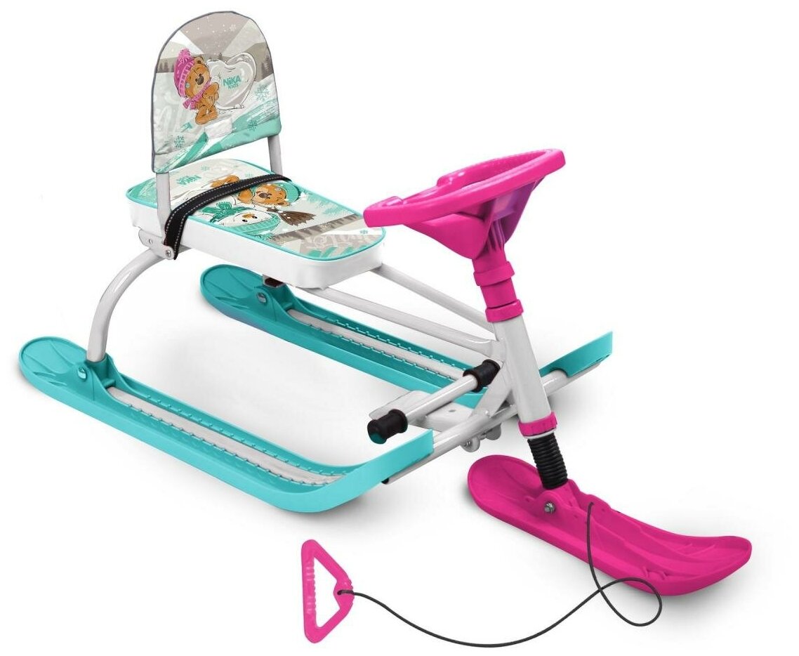 

Снегокат Nika TWINY1+ TW1+ с забавными медвежатами, TW1+