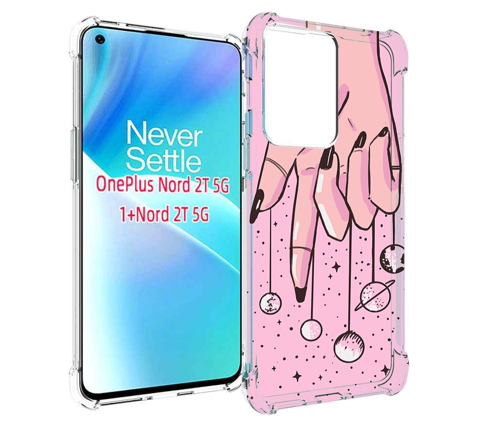 

Чехол MyPads планеты-на-пальцах для OnePlus Nord 2T, Прозрачный, Tocco
