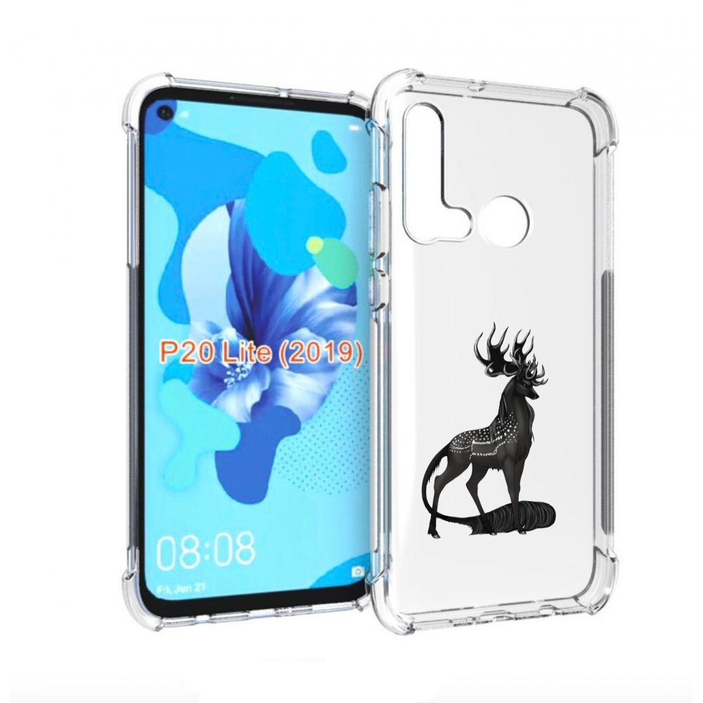 

Чехол бампер MyPads красивый-черный-олень для Huawei P20 Lite (2, Прозрачный, Tocco