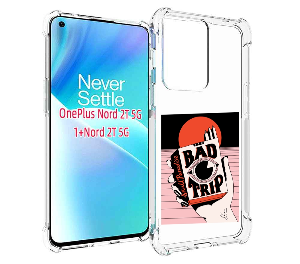

Чехол MyPads плохая пачка для OnePlus Nord 2T, Прозрачный, Tocco