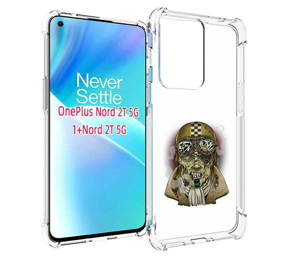 

Чехол MyPads военный зомби для OnePlus Nord 2T, Прозрачный, Tocco