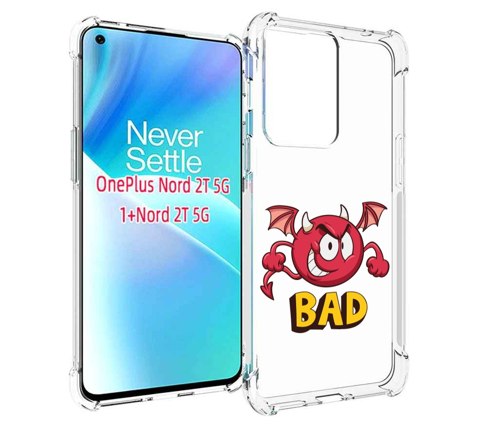 

Чехол MyPads плохой для OnePlus Nord 2T, Прозрачный, Tocco