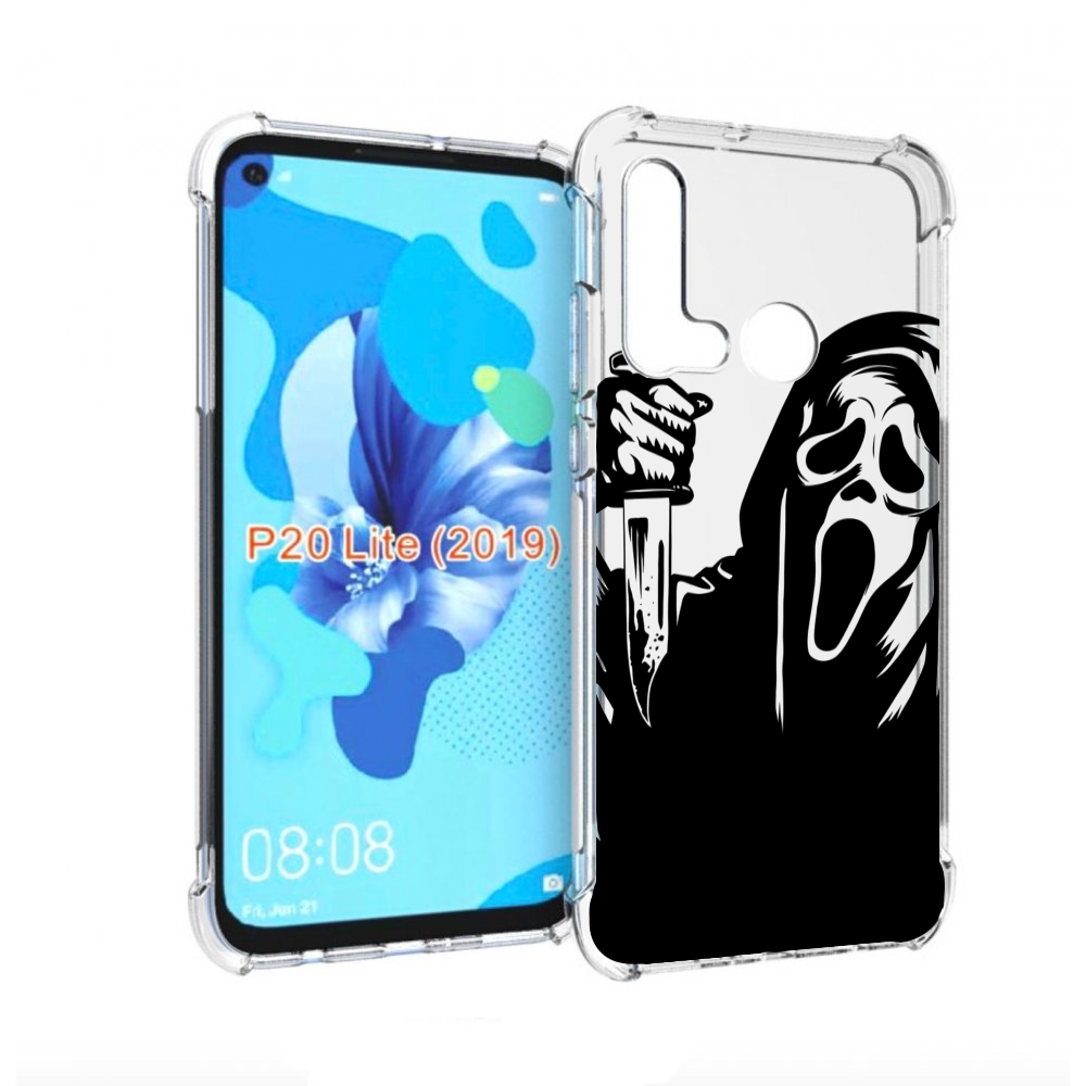 

Чехол бампер MyPads крик-с-ножом для Huawei P20 Lite (2019), Прозрачный, Tocco
