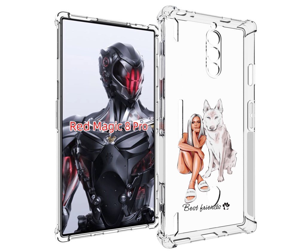 

Чехол MyPads Лучшие-друзья для ZTE Nubia Red Magic 8 Pro / Red Magic 8 Pro Plus, Tocco
