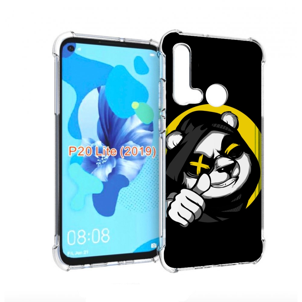 

Чехол бампер MyPads крутая пандочка ок для Huawei P20 Lite (2019, Прозрачный, Tocco