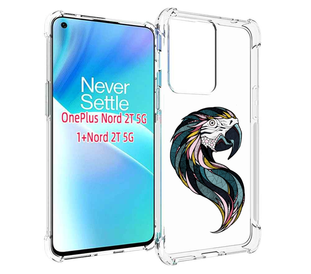 

Чехол MyPads полупопугай для OnePlus Nord 2T, Прозрачный, Tocco
