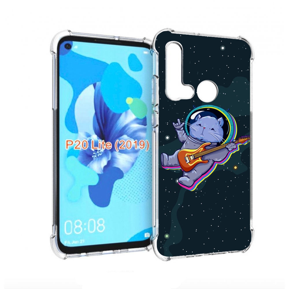 

Чехол бампер MyPads крутой-хомяк-в-космосе для Huawei P20 Lite (, Прозрачный, Tocco