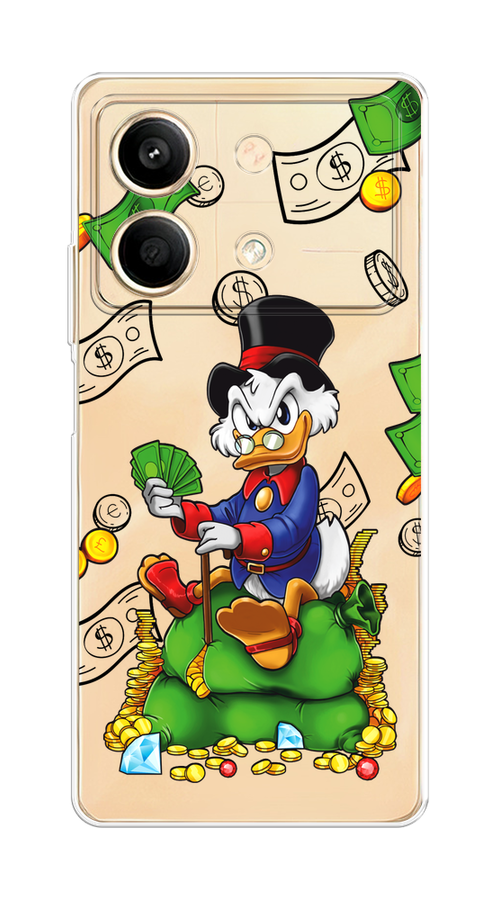 

Чехол на Poco X6 Neo "Scrooge Richness", Черный;синий;зеленый, 321950-1