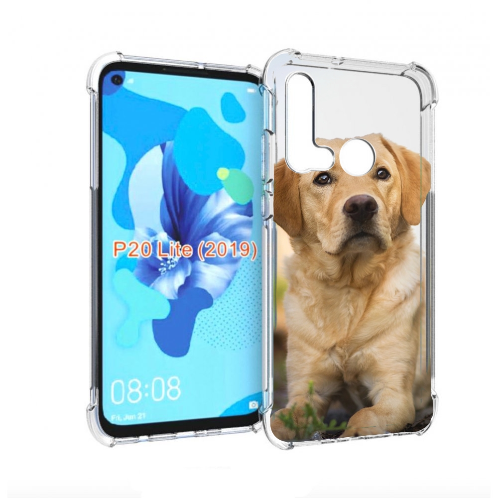 

Чехол бампер MyPads лабрадор ретривер для Huawei P20 Lite (2019), Прозрачный, Tocco