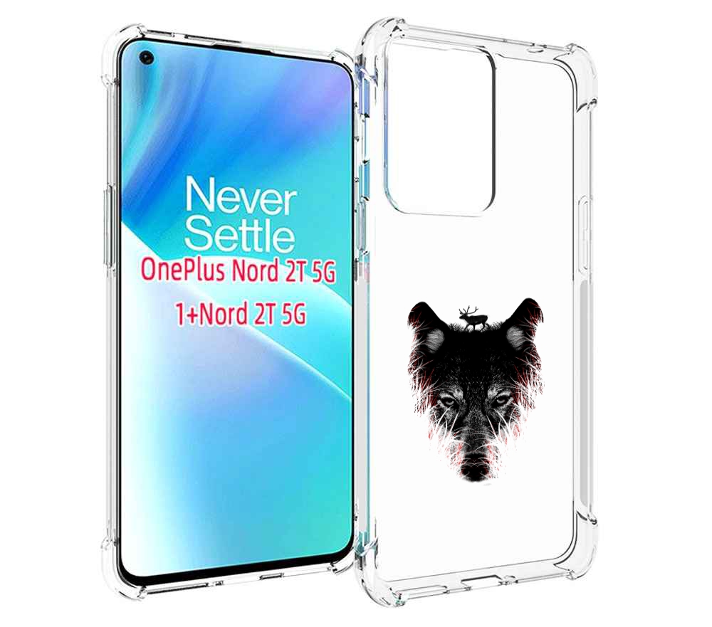 

Чехол MyPads волк в траве для OnePlus Nord 2T, Прозрачный, Tocco