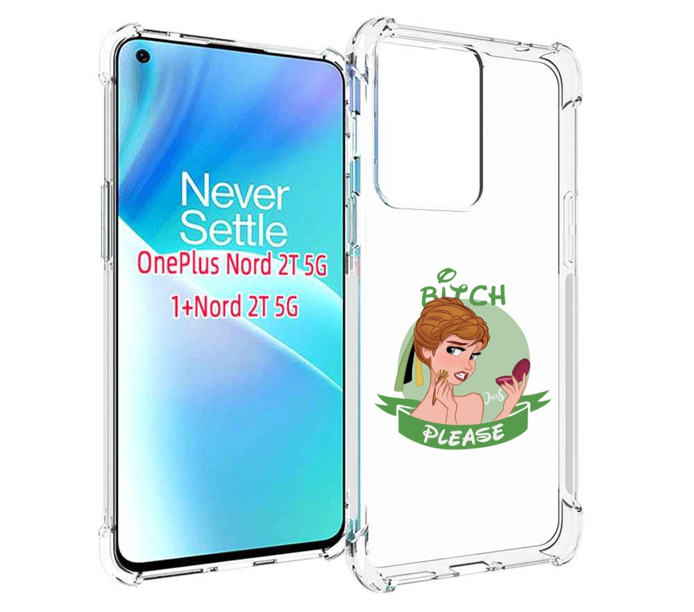 

Чехол MyPads принцесса-Анна женский для OnePlus Nord 2T, Прозрачный, Tocco