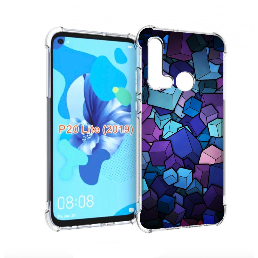 

Чехол бампер MyPads лепестки для Huawei P20 Lite (2019), Прозрачный, Tocco