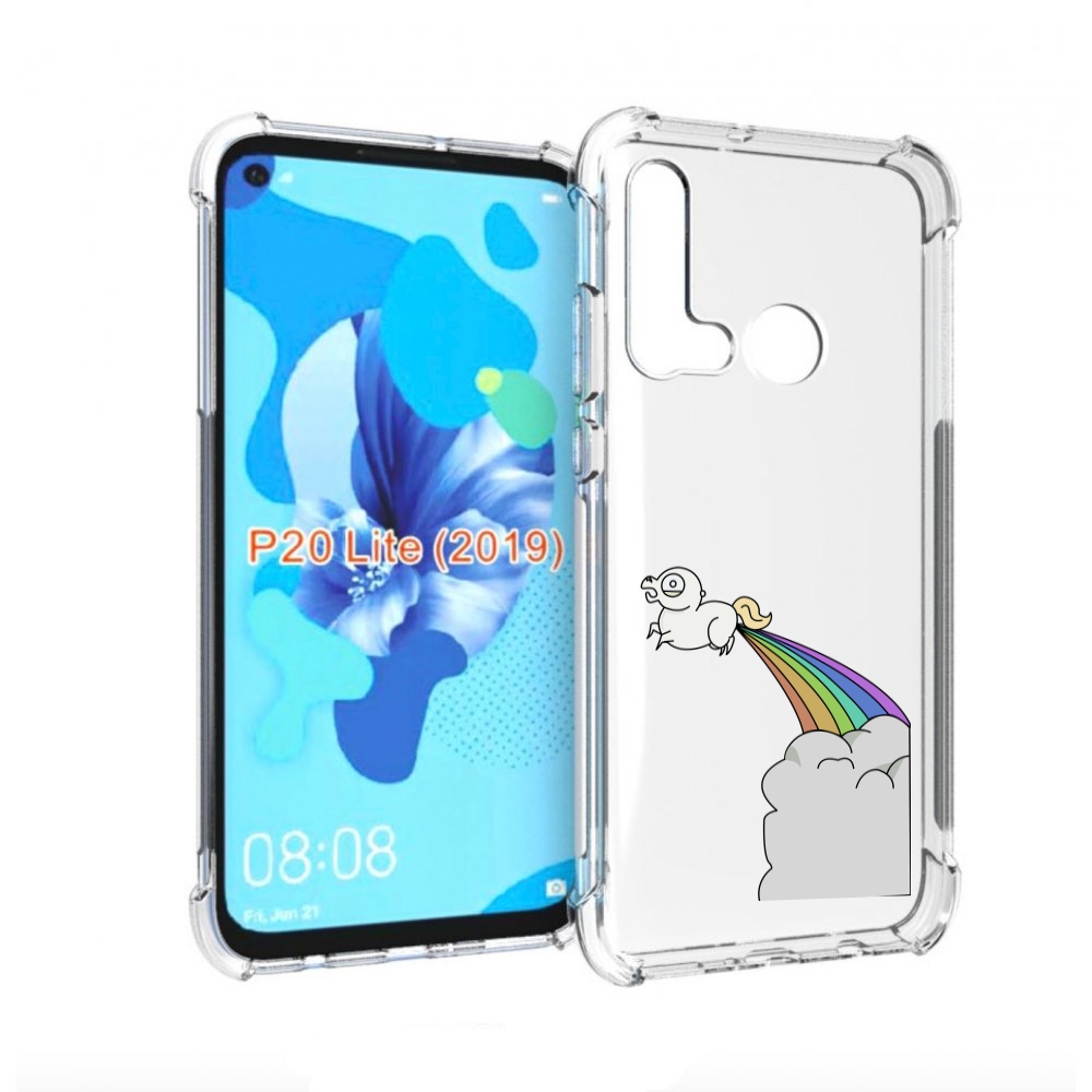 

Чехол бампер MyPads летающее-пони детский для Huawei P20 Lite (2, Прозрачный, Tocco