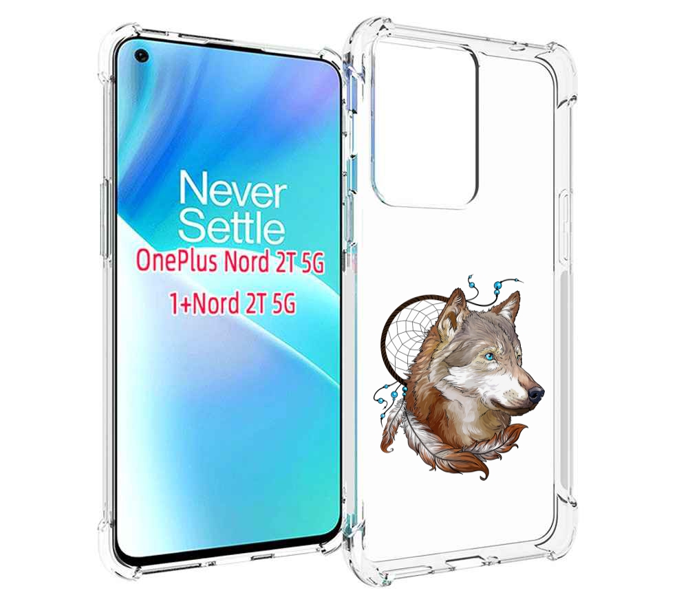 

Чехол MyPads волк и ловец снов для OnePlus Nord 2T, Прозрачный, Tocco
