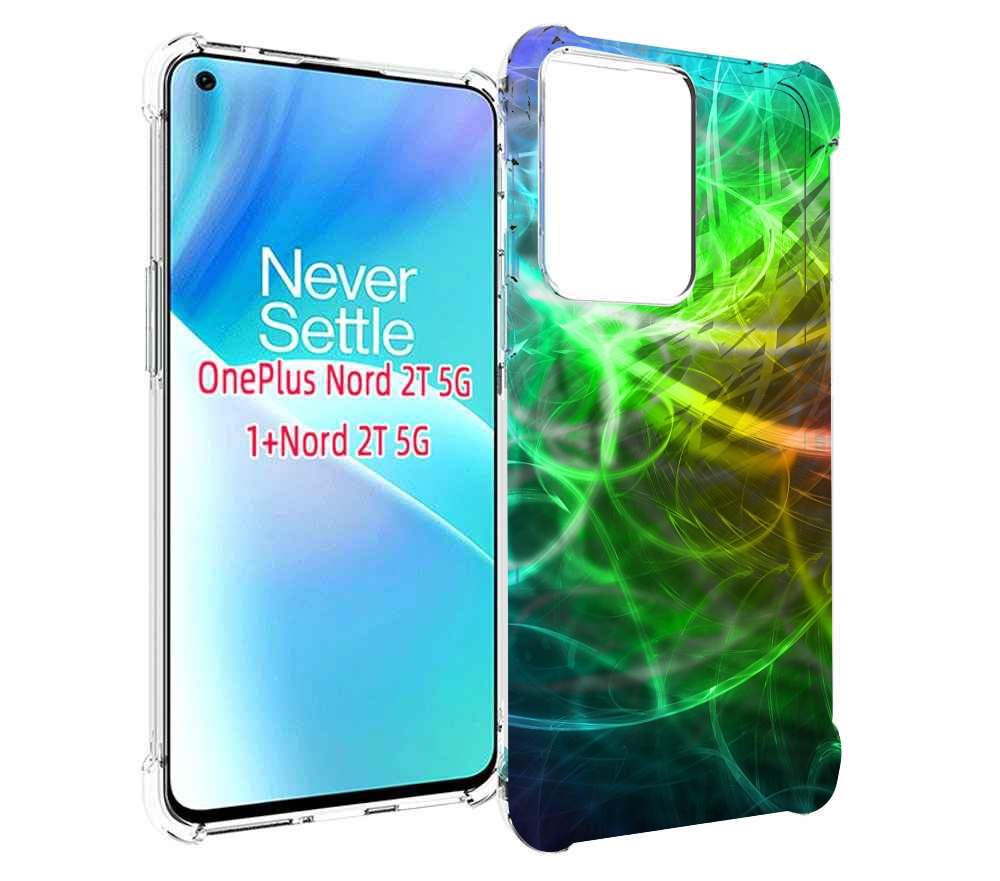 

Чехол MyPads разноцветная-абстракция-линиями для OnePlus Nord 2T, Прозрачный, Tocco