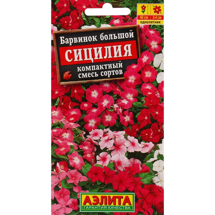 

Семена барвинок Сицилия 7643866-2p 2 уп.