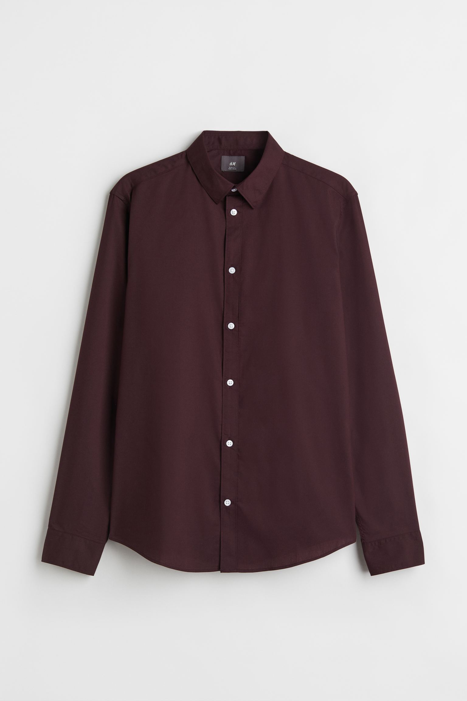 

Рубашка мужская H&M 976709010 бордовая XS (доставка из-за рубежа), Бордовый, 0976709010