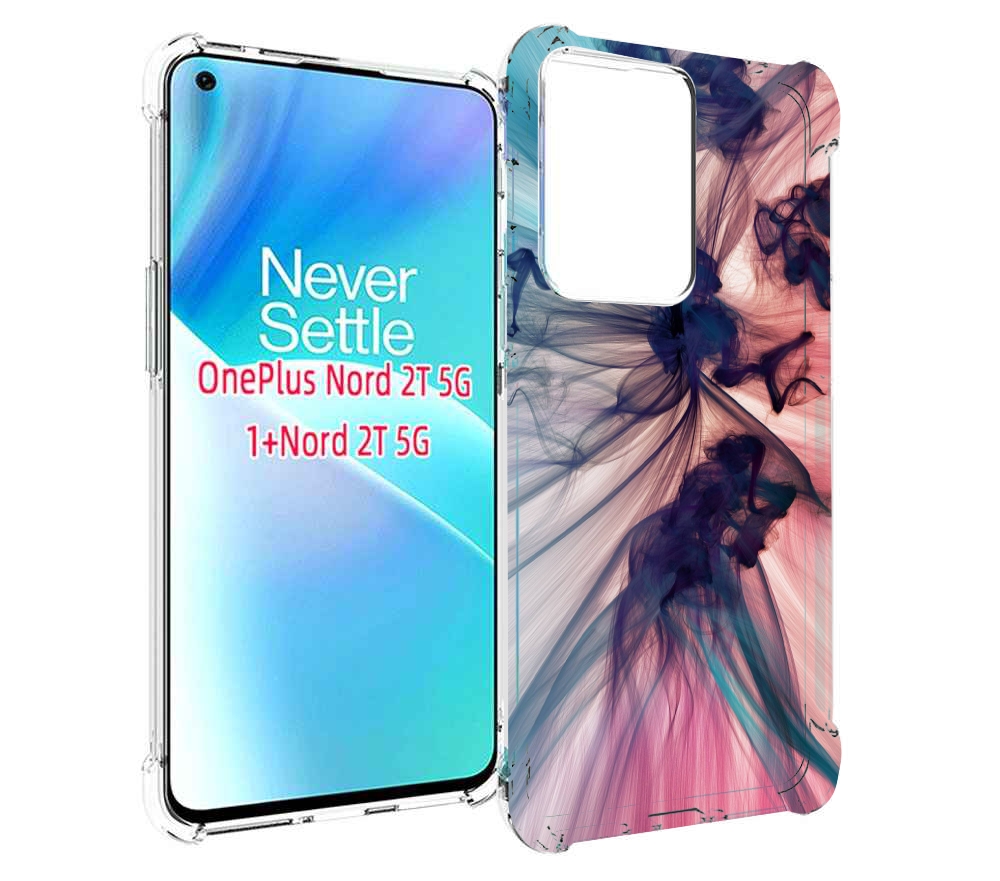 

Чехол MyPads разноцветный дым для OnePlus Nord 2T, Прозрачный, Tocco