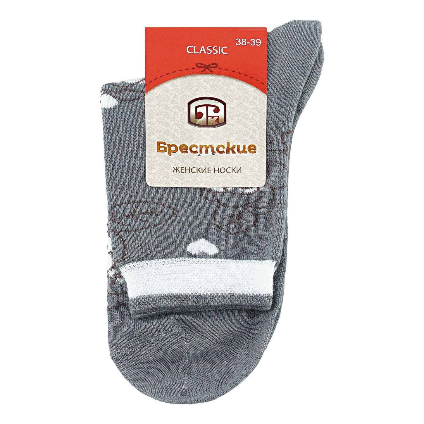 

Носки женские Брестские серые 25