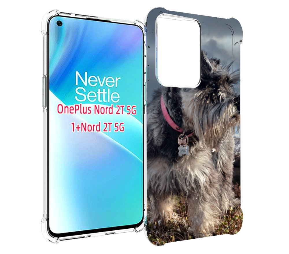 

Чехол MyPads ризеншнауцер 2 для OnePlus Nord 2T, Прозрачный, Tocco